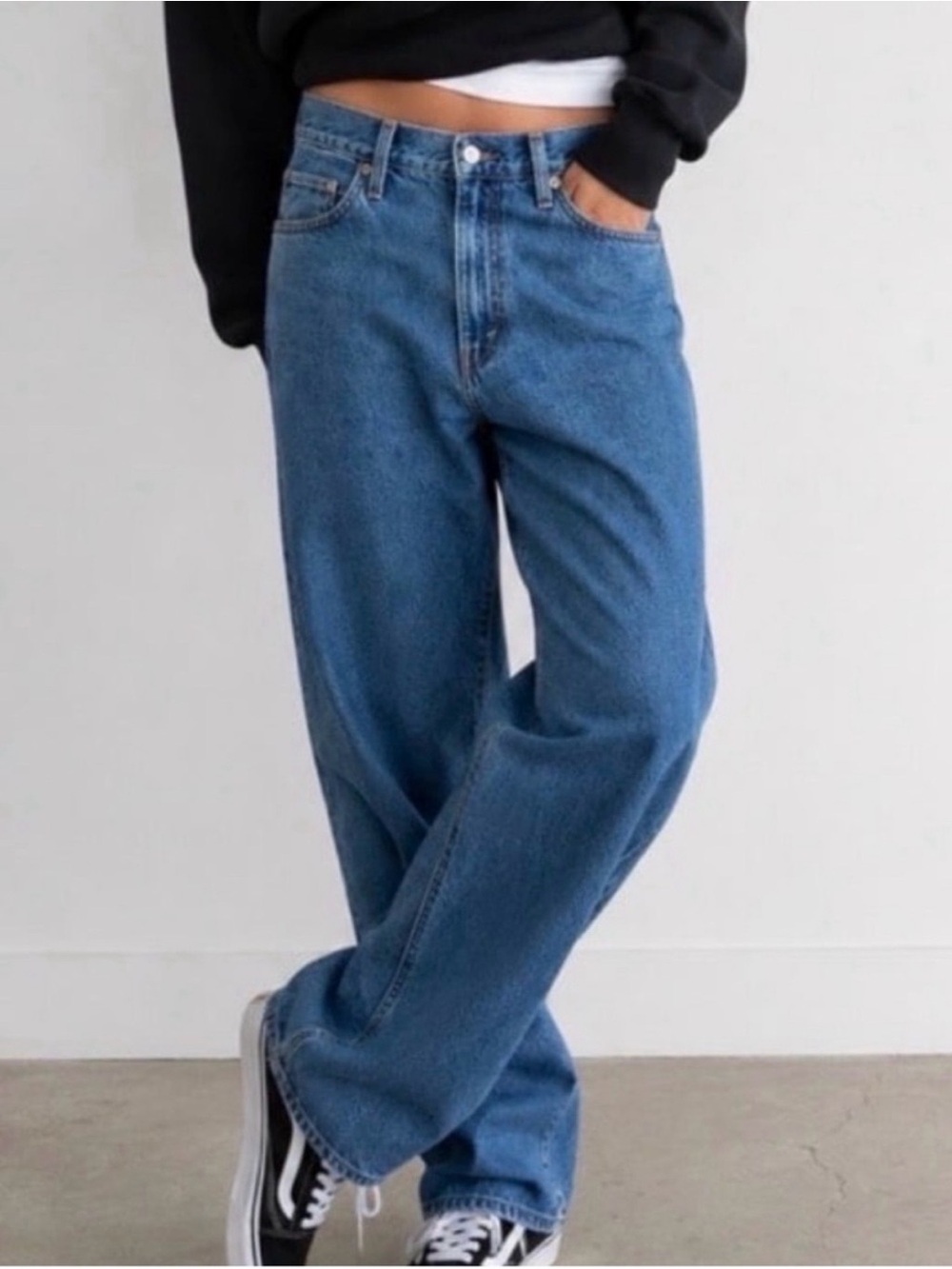 Levi’s Baggy Dad Jean Mid Rise Slouchy Size 27